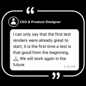 Positive testimonial on the impact of architectural animation s2archviz services