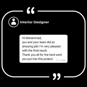 Customer testimonial on s2archviz services about high-quality architectural animation
